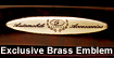 Exclusive Brass Emblem
